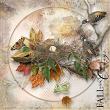 Autumn Past Addon  Digital Scrapbookpage by Norma | Lynne Anzelc