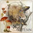 Autumn Past Collection Digital Scrapbook page by Anita | Lynne Anzelc