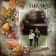 Autumn Past Collection Digital Scrapbook page by Norma | Lynne Anzelc