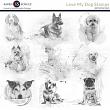 Love My Dog by Karen Schulz Digital Scrapbook Stamps