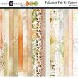 Fabulous Fall Digital Scrapbook Kit Papers Preview by Karen Schulz Designs