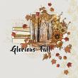 Autumn Breeze Digital Scrapbooking Bundle layout 1 by Liz