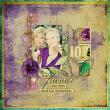 "True Friends" #digitalscrapbooking layout by AFT Designs - Amanda Fraijo-Tobin