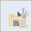 Family Stories Digital Scrapbook Layout 01 by vickyday