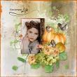 Bushel of Blessing by Karen Schulz Designs Digital Art Layout