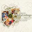 "Good Tidings" #scrapbooking layout by AFT Designs - Amanda Frajo-Tobin