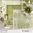 Glitzy Green #digitalscrapbooking Mini Kit by AFT Designs - Amanda Fraijo-Tobin @ Oscraps.com