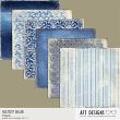 Glitzy Blue #digitalscrapbookg Papers by AFT Designs - Amanda Fraijo-Tobin
