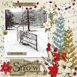 Winter Journal Digital Scrapbook kit by Vicki Robinson Layout by cherlyndesigns