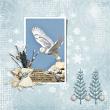 Winter Journal Digital Scrapbook kit by Vicki Robinson Layout 1 by Jana