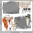New Year Cheers Digital Scrapbook Kit Preview by Lynne Anzelc
