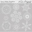 Digital Scrapbooking Snowflake cut file style examples for 52 Inspirations 2022 by Vicki Stegall @ Oscraps.com