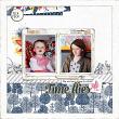 Digital Scrapbook Layout with Layered Up Frames by Lynn Grieveson