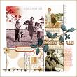 Digital Scrapbook Layout using Messy Pockets Boxed 2 templates by Lynn Grieveson