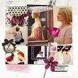 Digital Scrapbook Layout using Messy Pockets Boxed 2 templates by Lynn Grieveson