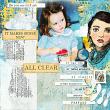 Digital Scrapbook Layout using Sharp Eyed Papers by Lynn Grieveson