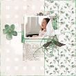 Digital Scrapbook Layout using Here and Now templates by Lynn Grieveson