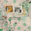 Digital Scrapbook Layout using Posted templates by Lynn Grieveson