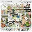 Lucky and Blessed Digital Scrapbook Elements Preview by Vicki Stegall