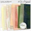 Lucky and Blessed Digital Scrapbook Solid Papers Preview by Vicki Stegall