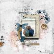 Digital Scrapbook Layout using "New Connections" collection by Roxana