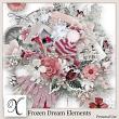 Frozen Dream Digital Scrapbook Elements Preview by Xuxper Designs