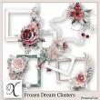 Frozen Dream Digital Scrapbook Clusters Preview by Xuxper Designs