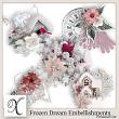 Frozen Dream Digital Scrapbook Embellishments Preview by Xuxper Designs