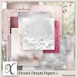 Frozen Dream Digital Scrapbook Papers 01 Preview by Xuxper Designs