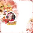 Digital Scrapbook layout using Lighter Mornings Paint by Lynn Grieveson