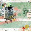 Digital Scrapbooking Layout using "Bicyclette" templates by Iowan