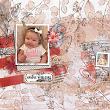 Digital Scrapbook layout using "Be Gentle" collection by Chigirl