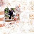 Digital Scrapbook layout using "Be Gentle" collection by JaneDee