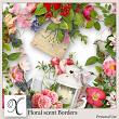 Floral Scent Digital Scrapbook Borders Preview by Xuxper Designs