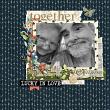 Lucky And Blessed By Vicki Stegall Digital Scrapbook Page By Scribler 01