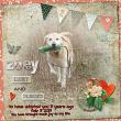 Lucky And Blessed By Vicki Stegall Digital Scrapbook Page By Zanthia 01