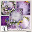 Mystery Dream Digital Scrapbook Stacked Papers Preview by Xuxper Designs