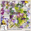 Mystery Dream Digital Scrapbook Elements Preview by Xuxper Designs