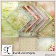 Floral Scent Digital Scrapbook Papers Preview by Xuxper Designs