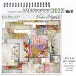 52 Inspirations 2022 No 11 Let's Play 14 Digital Scrapbook Papers by Vicki Stegall