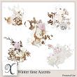 Winter Time Digital Scrapbook Accents Preview by Xuxper Designs