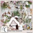 Winter Time Digital Scrapbook Elements Preview by Xuxper Designs