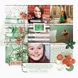 Digital Scrapbook layout using "When" collection by Lynn Grieveson