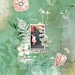 Digital Scrapbook layout using "When" collection by Lynn Grieveson