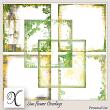 Sun Flower Digital Scrapbook Edges Preview by Xuxper Designs