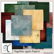 Together Again Digital Scrapbook Papers Preview by Xuxper Designs