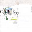 Digital Art Scrapbook Layout using Veridian by Rachel Jefferies
