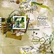 Digital Art Scrapbook Layout using Veridian by Rachel Jefferies