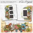 Let's Play w/ Templates and Papers no. 16 Digital Scrapbooking sketch templates by Vicki Stegall