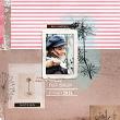 Digital Scrapbook layout using "Botanical Mix No1" collection by Lynn Grieveson